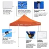 Outdoor Steel Frame Tent Ordinary 30# S2