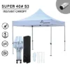 Outdoor Steel Frame Tent Hexagonal 40# S3