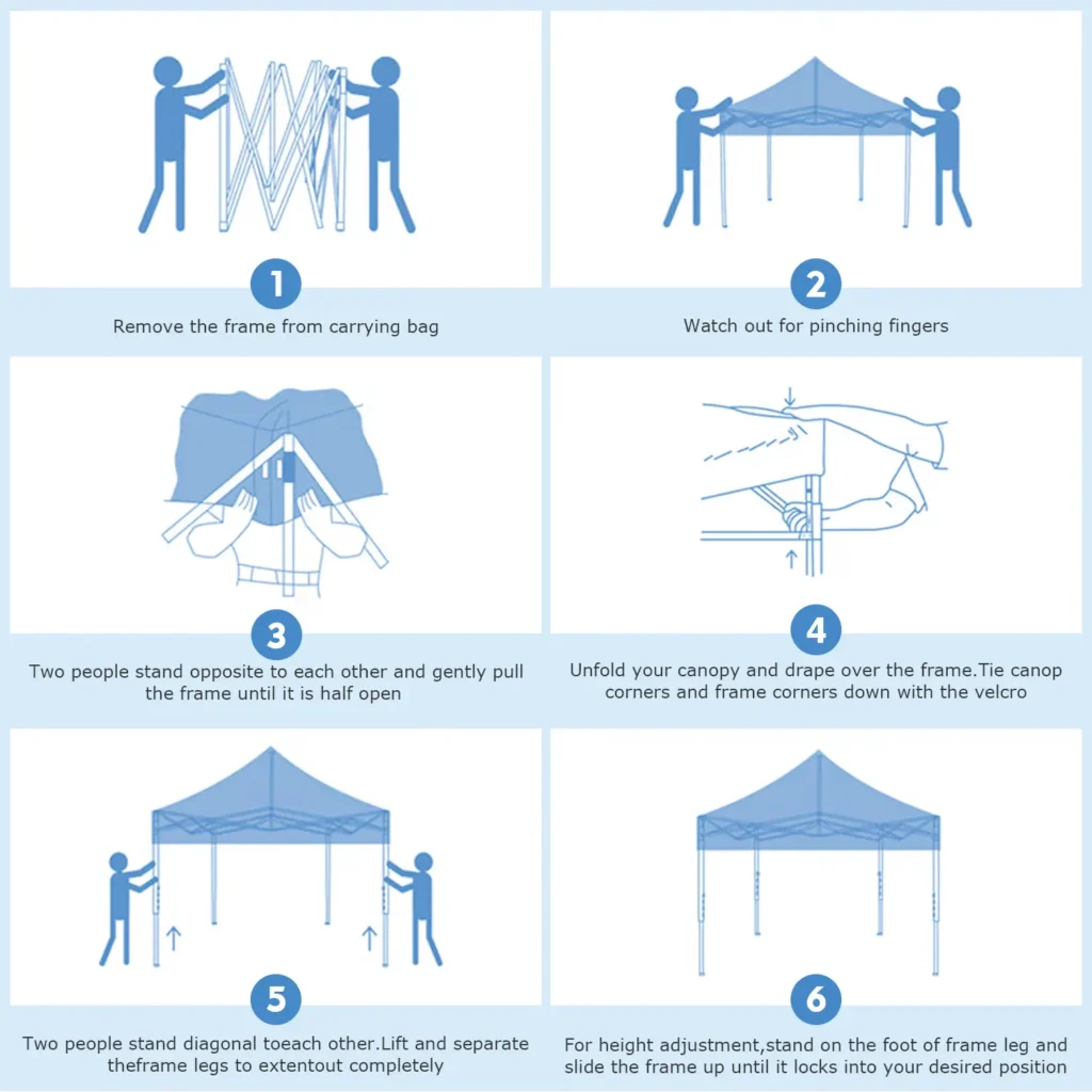 quick-setup pop up camping tent with dual doors