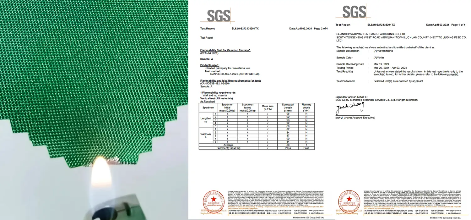 flame retardant fabric certification