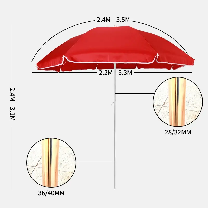 stainless steel umbrella