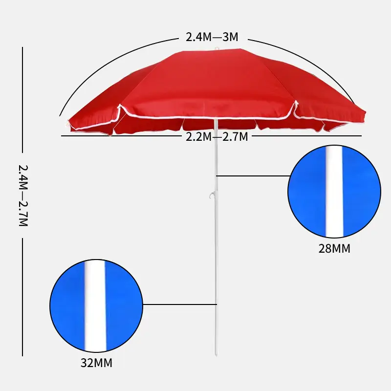 fiberglass frame umbrella