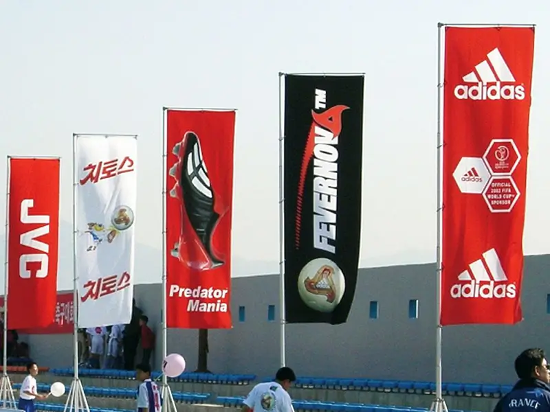 Full Aluminum banner flag