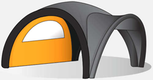 inflatable tent wall
