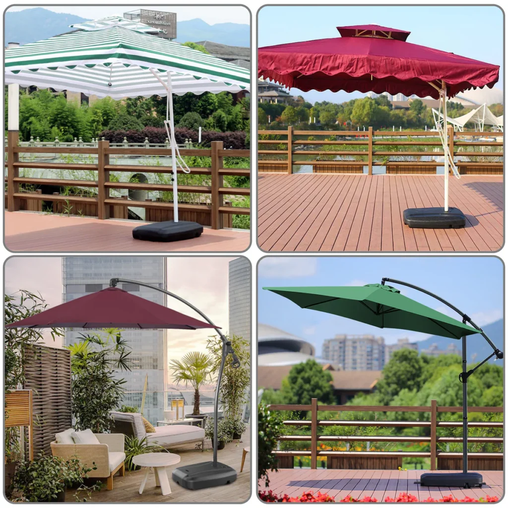best cantilever umbrella for windy patio spaces
