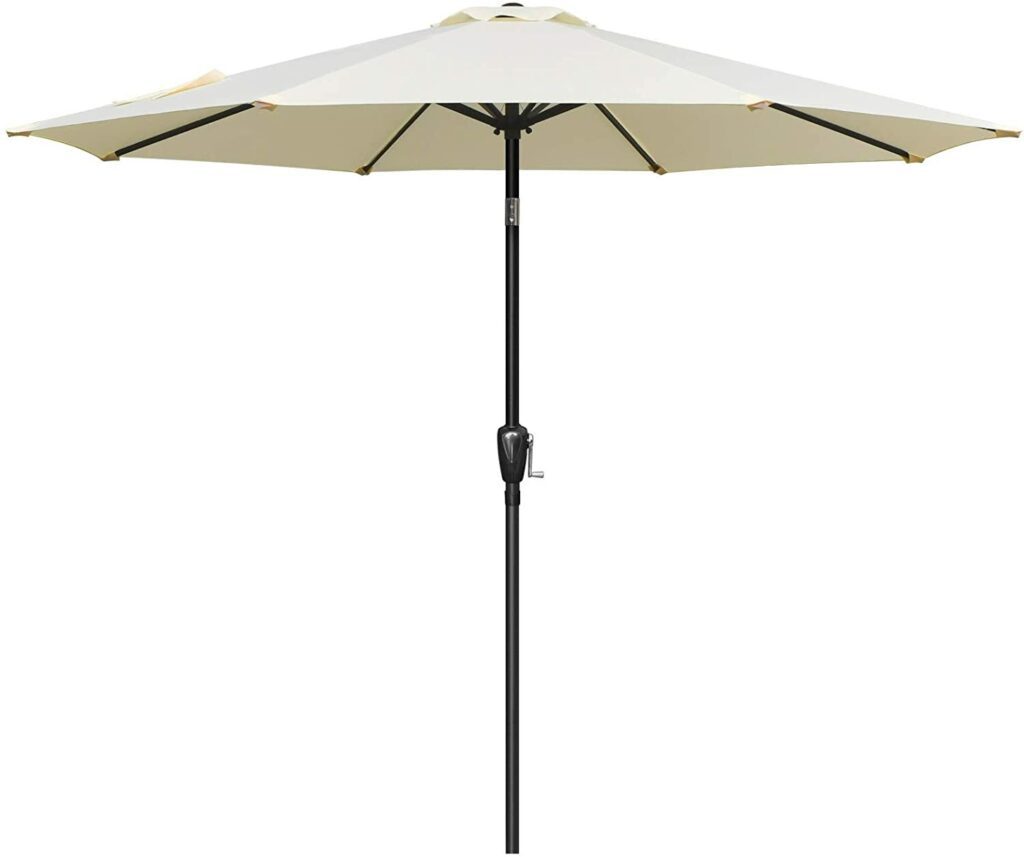 best patio umbrella for outdoor dining space