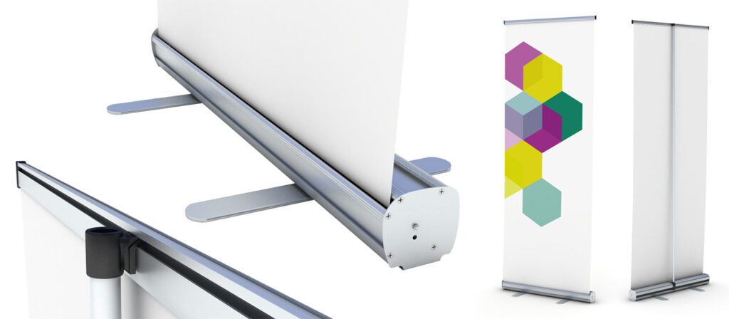 custom roll up banner portable trade show display