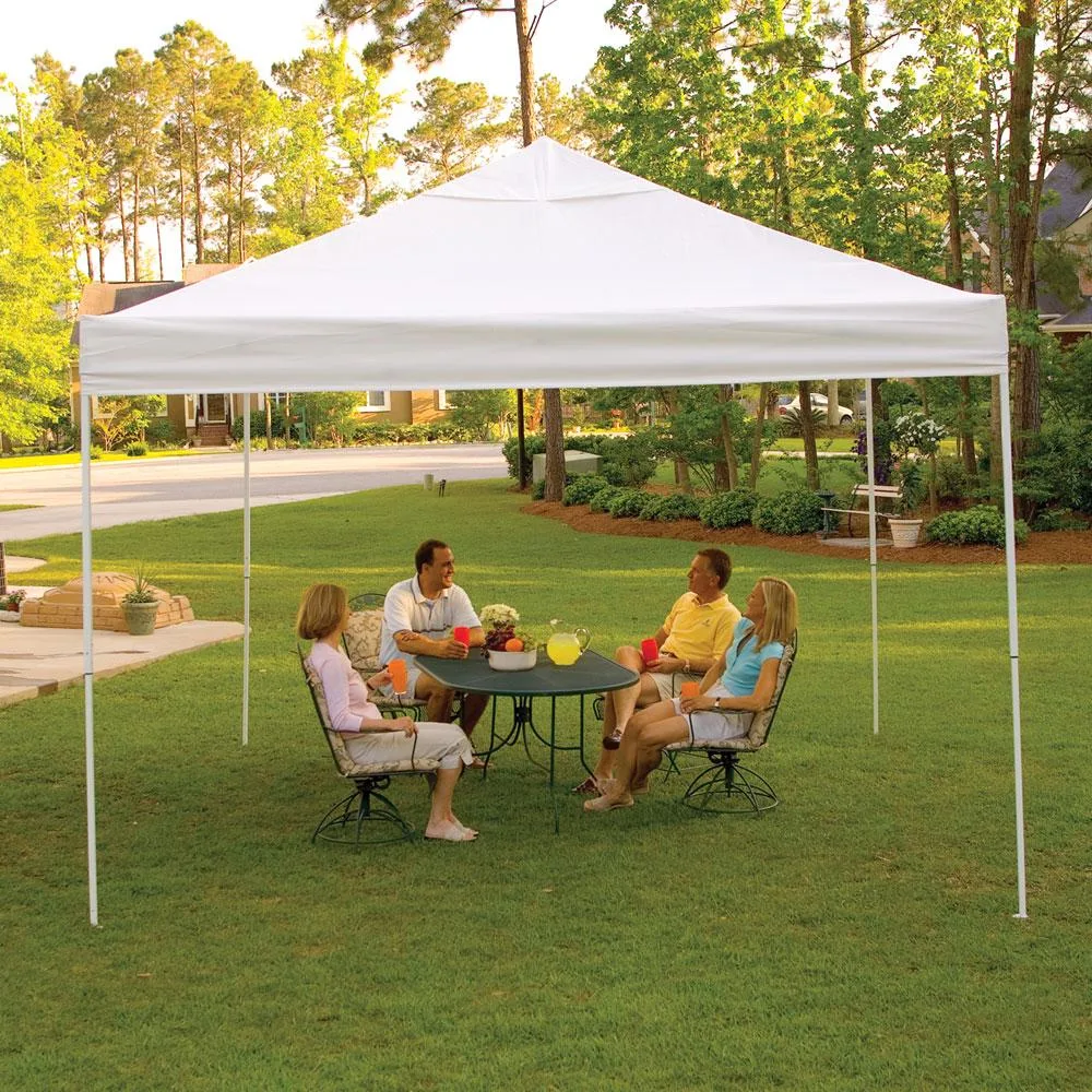 business using traditional canopy for long-term outdoor setup