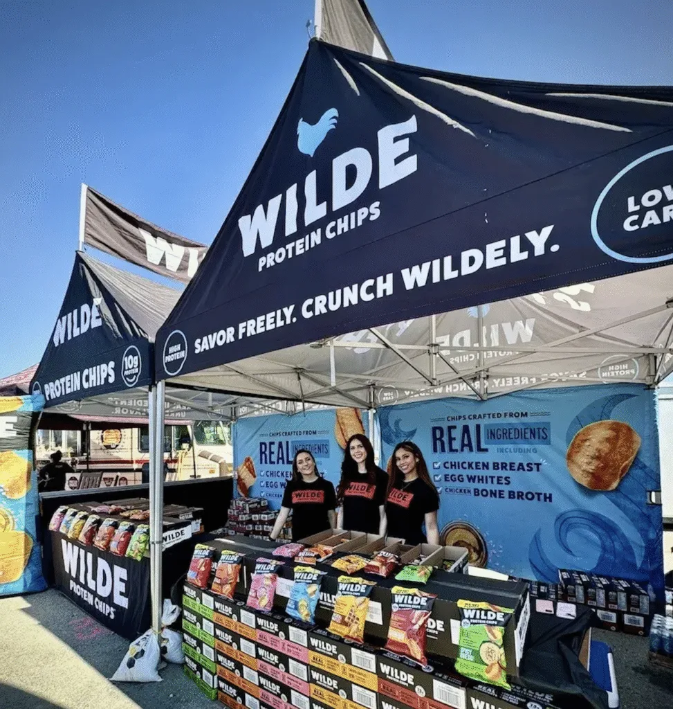 outdoor promotional custom tent with company logo