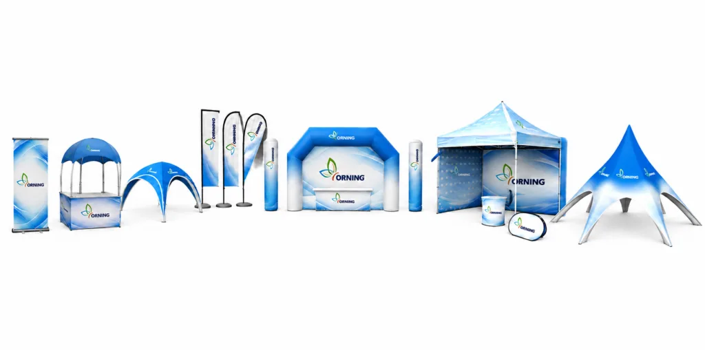 MorningTents workshop producing custom event products